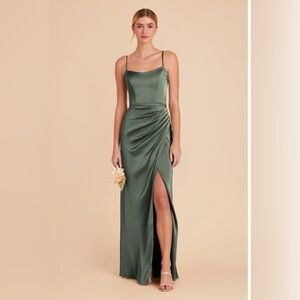 Birdy Grey Satin Green Dress